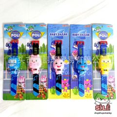 Đồng Hồ Điện Tử Dạ Quang Siro Elsa - Phụ Kiện Thời Trang Phim Hoạt Hình Cho Bé Gái & Bé Trai, Đồ Chơi Luôn Phát Sáng