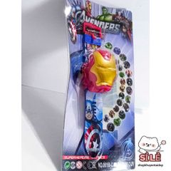 Đồng Hồ Điện Tử Dạ Quang Siro Elsa - Phụ Kiện Thời Trang Phim Hoạt Hình Cho Bé Gái & Bé Trai, Đồ Chơi Luôn Phát Sáng