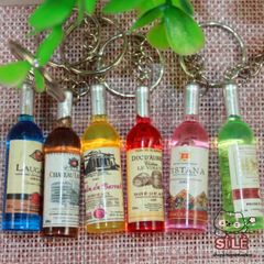 Móc Khóa Hình Chai Rượu Dễ Thương - Phụ Kiện Thời Trang Nhiều Màu, Quà Tặng Xinh Xắn Hàng Giá Sỉ