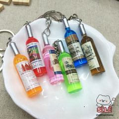 Móc Khóa Hình Chai Rượu Dễ Thương - Phụ Kiện Thời Trang Nhiều Màu, Quà Tặng Xinh Xắn Hàng Giá Sỉ