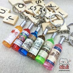 Móc Khóa Hình Chai Rượu Dễ Thương - Phụ Kiện Thời Trang Nhiều Màu, Quà Tặng Xinh Xắn Hàng Giá Sỉ