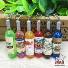 Móc Khóa Hình Chai Rượu Dễ Thương - Phụ Kiện Thời Trang Nhiều Màu, Quà Tặng Xinh Xắn Hàng Giá Sỉ
