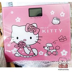Cân Điện Tử Kitty & Cừu - Cân Sức Khỏe Chịu Lực 180KG, Thiết Kế Dễ Thương, Bảo Hành 1 Năm, Phù Hợp Gia Đình