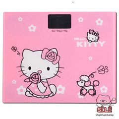Cân Điện Tử Kitty & Cừu - Cân Sức Khỏe Chịu Lực 180KG, Thiết Kế Dễ Thương, Bảo Hành 1 Năm, Phù Hợp Gia Đình
