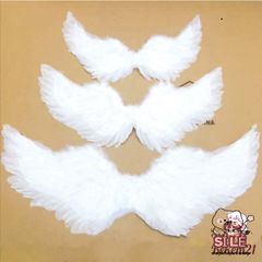 Bộ 20 Cánh Thiên Thần Trắng Dây Co Giãn - Trang Trí Tiệc Giáng Sinh, Lễ Hội Hóa Trang Cho Bé - Phụ Kiện Thời Trang Dễ Thương