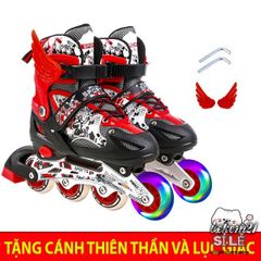 Giày Patin Phát Sáng Batin QF Thế Hệ Mới Cho Trẻ Em - Tặng 2 Cờ Lê & Đôi Cánh - Giày Trượt Chất Lượng Cao, Đáng Mua Nhất