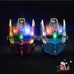 Mặt Nạ Hóa Trang Đèn LED Lông Vũ Nửa Mặt - Mặt Nạ Halloween Độc Đáo Cho Bé, Tăng Không Khí Tiệc Ảo Diệu