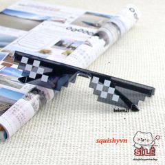 Kính Mát Thug Life UV400 - Phụ Kiện Thời Trang Unisex Cho Nam Nữ, Kính Chống Nắng Hài Hước Dành Cho Game Thủ và Fan Meme