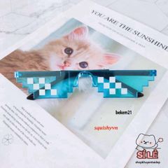 Kính Mát Thug Life UV400 - Phụ Kiện Thời Trang Unisex Cho Nam Nữ, Kính Chống Nắng Hài Hước Dành Cho Game Thủ và Fan Meme