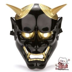 Mặt Nạ Quỷ Hannya Oni - Mặt Nạ Halloween Độc Đáo Với Thiết Kế Hai Sừng - Đồ Hóa Trang Ấn Tượng Cho Các Fan Thể Loại Kinh Dị