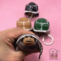Móc Khóa Hình Rùa Hello Kitty Đáng Yêu - Charm Balo Túi Xách Ngộ Nghĩnh, Quà Tặng Dễ Thương Cho Fan Hâm Mộ