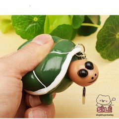 Móc Khóa Hình Rùa Hello Kitty Đáng Yêu - Charm Balo Túi Xách Ngộ Nghĩnh, Quà Tặng Dễ Thương Cho Fan Hâm Mộ