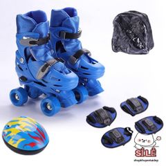 Giày Trượt Patin 2 Hàng Bánh Cao Cấp - Combo Balo & Bộ Bảo Hộ cho Bé & Người Lớn - An Toàn và Bền Bỉ cho Những Cuộc Phiêu Lưu