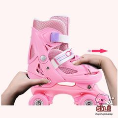 Giày Trượt Patin 2 Hàng Bánh Cao Cấp - Combo Balo & Bộ Bảo Hộ cho Bé & Người Lớn - An Toàn và Bền Bỉ cho Những Cuộc Phiêu Lưu