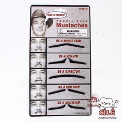 Bộ Râu Giả Halloween - Phụ Kiện Thời Trang Hóa Trang Sinh Nhật, Tiệc Tùng - 12 Mẫu Độc Đáo Dễ Dính