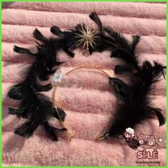 Cánh Quỷ Đen & Cánh Thiên Thần - Phụ Kiện Hóa Trang Halloween Độc Đáo cho Trẻ Em và Người Lớn, Cánh Lông Vũ Thời Trang