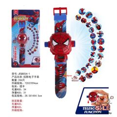Đồng Hồ Chiếu Hình 3D Siêu Nhân Người Nhện cho Bé - Phụ Kiện Thời Trang Độc Đáo và Đồ Chơi An Toàn