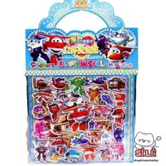Sticker 3D Chống Thấm Trang Trí Sổ Sách, Bình Nước & Điện Thoại - Giấy Dán Ngộ Nghĩnh Cho Trẻ Em, Giá Cả Phải Chăng