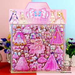 Sticker 3D Chống Thấm Trang Trí Sổ Sách, Bình Nước & Điện Thoại - Giấy Dán Ngộ Nghĩnh Cho Trẻ Em, Giá Cả Phải Chăng