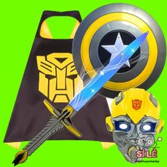Áo Vest Không Tay Bumblebee & Optimus Prime Thời Trang Trẻ Em - Dành Cho Bé Trai Và Bé Gái, Phong Cách Giản Dị, Mát Mẻ