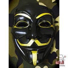 Mặt Nạ Đen Bóng Hacker 2021 - Phụ Kiện Hóa Trang Đẳng Cấp Cho Tiệc Halloween và Lễ Hóa Trang