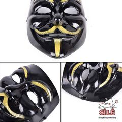 Mặt Nạ Đen Bóng Hacker 2021 - Phụ Kiện Hóa Trang Đẳng Cấp Cho Tiệc Halloween và Lễ Hóa Trang