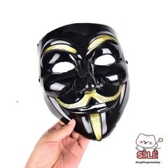 Mặt Nạ Đen Bóng Hacker 2021 - Phụ Kiện Hóa Trang Đẳng Cấp Cho Tiệc Halloween và Lễ Hóa Trang