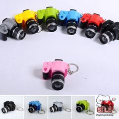 Móc Khóa Mini Máy Ảnh DSLR Đèn LED - Phát Âm Âm Thanh 