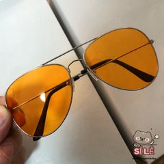 Kính Mắt Ban Đêm Chống Chói Polarized - Gọng Thời Trang Ôm Mặt, Phong Cách Nam Du Lịch (Màu Vàng)