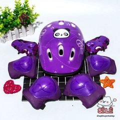 Bộ Bảo Hộ Trượt Patin & Đạp Xe Toàn Diện - Mũ Bảo Hiểm, Gối, Tay, Khuỷu - An Toàn Cho Trẻ Em Khi Vui Chơi!