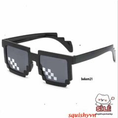 Kính Mát Thug Life Màu Đen Cho Nam Nữ - Kính Râm Phong Cách Meme Độc Đáo, Quà Tặng Tuyệt Vời Cho Game Thủ và Người Đam Mê Fandom