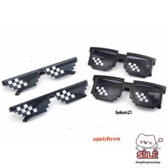 Kính Mát Thug Life Màu Đen Cho Nam Nữ - Kính Râm Phong Cách Meme Độc Đáo, Quà Tặng Tuyệt Vời Cho Game Thủ và Người Đam Mê Fandom