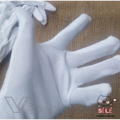 Gói 12 Đôi Găng Tay Cotton Trắng - Phụ Kiện Trang Phục Lễ Tân, Sự Kiện, Vệ Sinh và Kiểm Định Chất Lượng