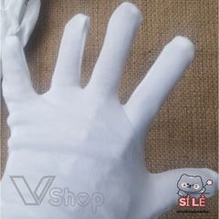 Gói 12 Đôi Găng Tay Cotton Trắng - Phụ Kiện Trang Phục Lễ Tân, Sự Kiện, Vệ Sinh và Kiểm Định Chất Lượng