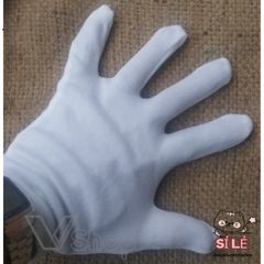 Gói 12 Đôi Găng Tay Cotton Trắng - Phụ Kiện Trang Phục Lễ Tân, Sự Kiện, Vệ Sinh và Kiểm Định Chất Lượng