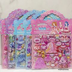 Sticker 3D Hoạt Hình Dễ Thương - Trang Trí Sổ Tay, Bình Nước, Điện Thoại & Quà Tặng Trẻ Em - Nhãn Dán Độc Đáo, Màu Sắc Sáng Bừng
