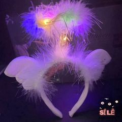 Băng Đô LED Phát Sáng Vàng Ấm Áp - Phụ Kiện Thời Trang Hot TikTok, Thiết Kế Hàn Quốc, Dễ Dàng Kết Hợp Với Tóc & Trang Phục