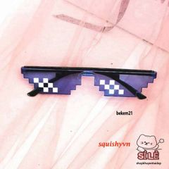 Kính Mắt Thug Life 6 Chấm MINECRAFT - Kính Thời Trang Độc Đáo, Nhiều Màu Sắc, Phù Hợp Mọi Khuôn Mặt [FREESHIP]