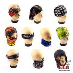 Bộ 10 Khăn Đa Năng Du Lịch & Phượt - Thấm Hút Mồ Hôi, Thời Trang An Toàn Cho Nam Nữ