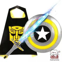 Áo Thun Bé Trai Transformers - Hình Ảnh Bumblebee & Optimus Prime, Cổ Tròn, Tay Ngắn, Thoáng Mát, Phong Cách Thời Trang 3-14 Tuổi