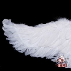 Cánh Thiên Thần Trắng Mềm Mại Cho Bé - Dây Co Giãn Trang Trí Tiệc Giáng Sinh, Lễ Hóa Trang, Đám Cưới, Đạo Cụ