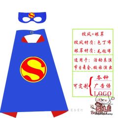 Bộ trang phục siêu anh hùng cho bé trai - Áo choàng và mặt nạ Spider-Man, Iron Man, Superman - Thời trang trẻ em chất cotton an toàn