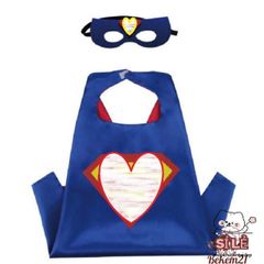 Bộ trang phục siêu anh hùng cho bé trai - Áo choàng và mặt nạ Spider-Man, Iron Man, Superman - Thời trang trẻ em chất cotton an toàn