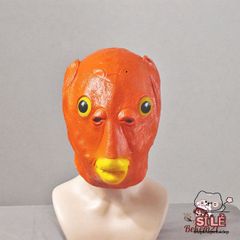 Mặt Nạ Hóa Trang Phù Thủy Đầu Cá Xanh Lá Silicone - Đạo Cụ Cosplay Hóa Trang, Tiệc Halloween, Giáng Sinh, Phục Sinh