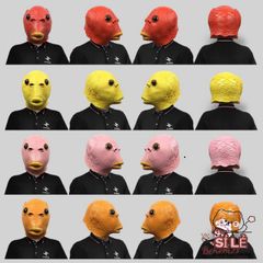 Mặt Nạ Hóa Trang Phù Thủy Đầu Cá Xanh Lá Silicone - Đạo Cụ Cosplay Hóa Trang, Tiệc Halloween, Giáng Sinh, Phục Sinh