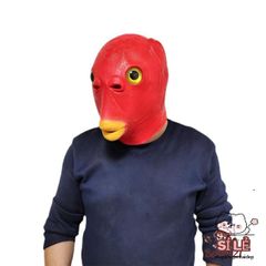 Mặt Nạ Hóa Trang Phù Thủy Đầu Cá Xanh Lá Silicone - Đạo Cụ Cosplay Hóa Trang, Tiệc Halloween, Giáng Sinh, Phục Sinh