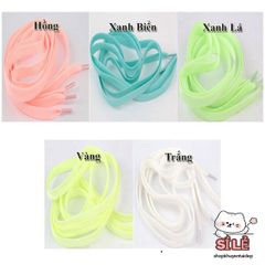 Dây Giày Phát Sáng Đêm 5 Màu - Phụ Kiện Thời Trang Độc Đáo Tỏa Sáng Trong Bóng Tối, Thích Hợp Cho Giày Đi Đêm