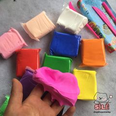 Combo 12 Gói Đất Sét Nhật Soft Clay - Nguyên Liệu Hoàn Hảo Cho Làm Butter Slime Thoải Mái và Sáng Tạo!