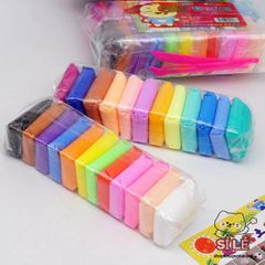 Combo 12 Gói Đất Sét Nhật Soft Clay - Nguyên Liệu Hoàn Hảo Cho Làm Butter Slime Thoải Mái và Sáng Tạo!