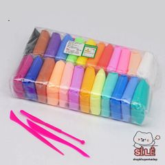Combo 12 Gói Đất Sét Nhật Soft Clay - Nguyên Liệu Hoàn Hảo Cho Làm Butter Slime Thoải Mái và Sáng Tạo!